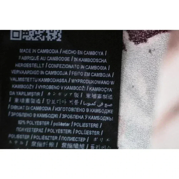 Guess Women's Roll Tab Blazer-Faux Pockets-Floral-Large - Picture 6 of 9